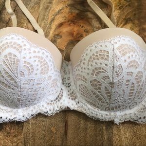 sophie b. | Intimates & Sleepwear | Sophie B Nude W White Lace Overlay